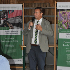 Minister Peter Hauk MdL betont die gute und erfolgreiche Zusammenarbeit der Naturparke © AG Naturparke Baden-Württemberg