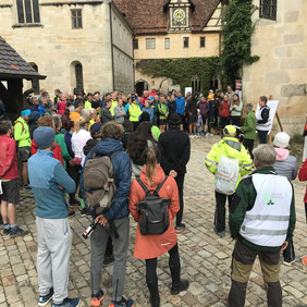 Szene bei der Siegerehrung des Forstsportlaufes 2023