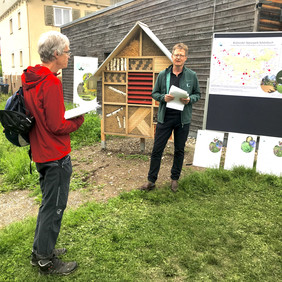 Naturparkgeschäftsführer Mathias Allgäuer im Pressegespräch. Naturparkgeschäftsführer Mathias Allgäuer im Pressegespräch.