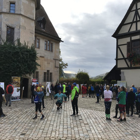 Impression im Innenhof des Klosters Bebenhausen beim Forstsportlauf 2023