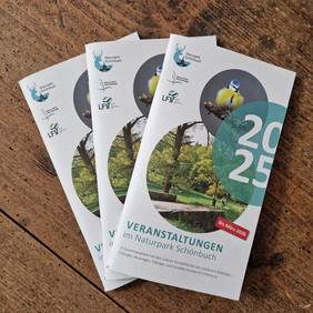 Der Veranstaltungskalender 2025 des Naturparks Schönbuch ist ab sofort an vielen Stellen im und um den Naturpark kostenlos erhältlich. Foto: Matthias Glück, Naturpark Schönbuch