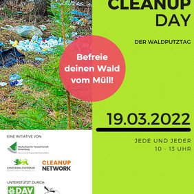 Poster zum Forest Cleanup Day